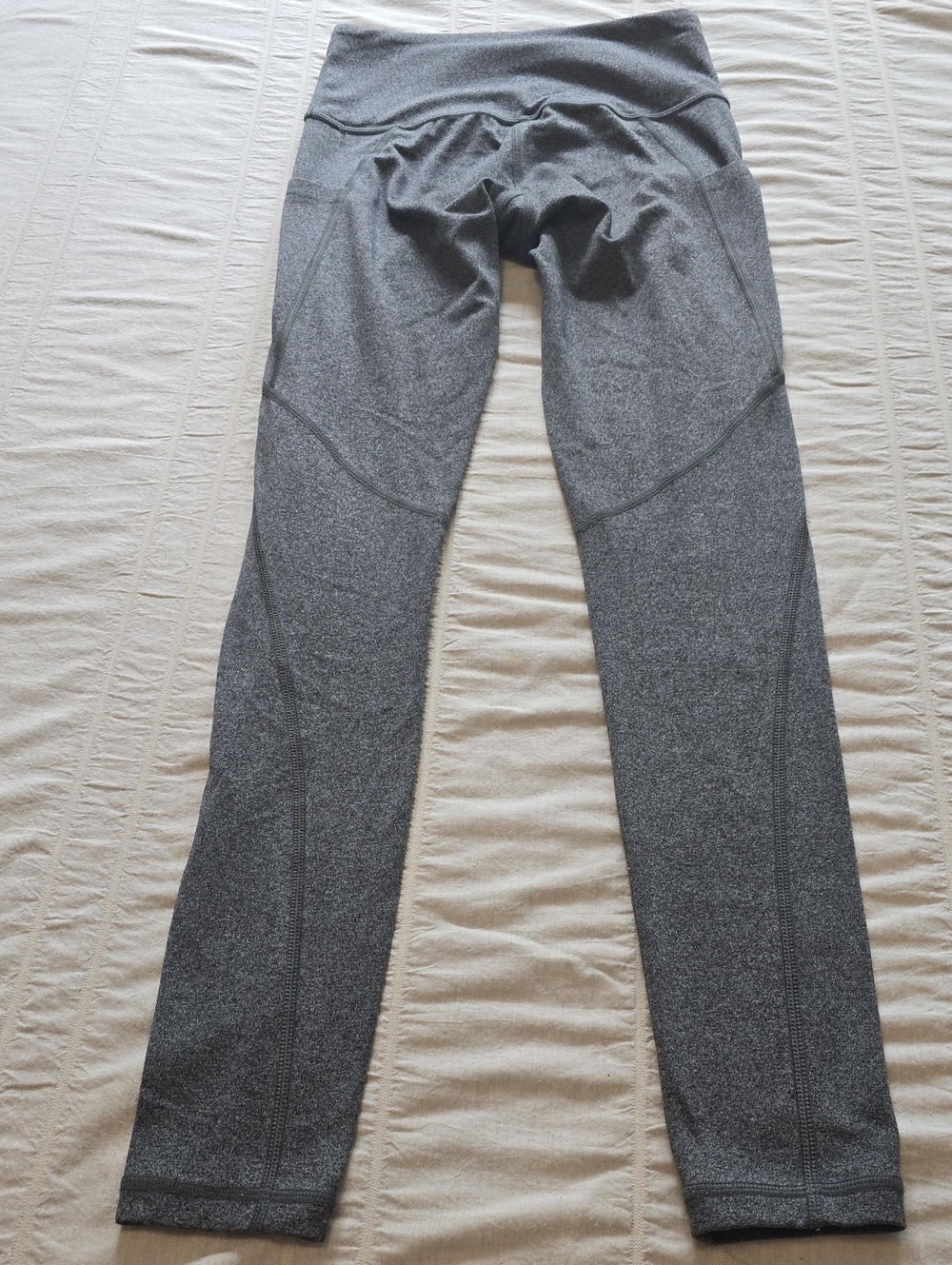 Athleta Stash Pocket Salutation Tight Heathered Gray Women's Size XXS - Picture 10 of 12